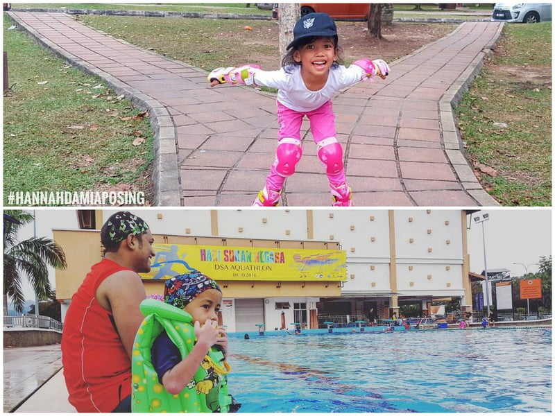 riadah-hujung-minggu-main-roller-blade-berenang-di-kompleks-sukan