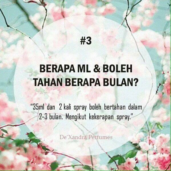 PERFUME BAJET TETAPI TAHAN LAMA BAUNYA! PERFUME DEXANDRA - 11