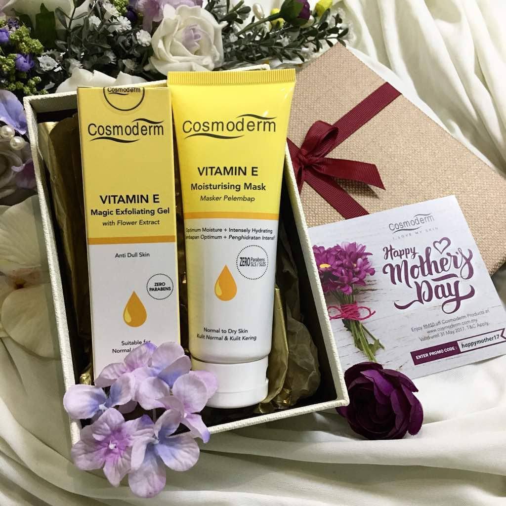 IDEA HADIAH HARI IBU COSMODERM GIFT SET FOR MOTHERS DAY - BEAUTIFUL SKIN FOR MOM SET