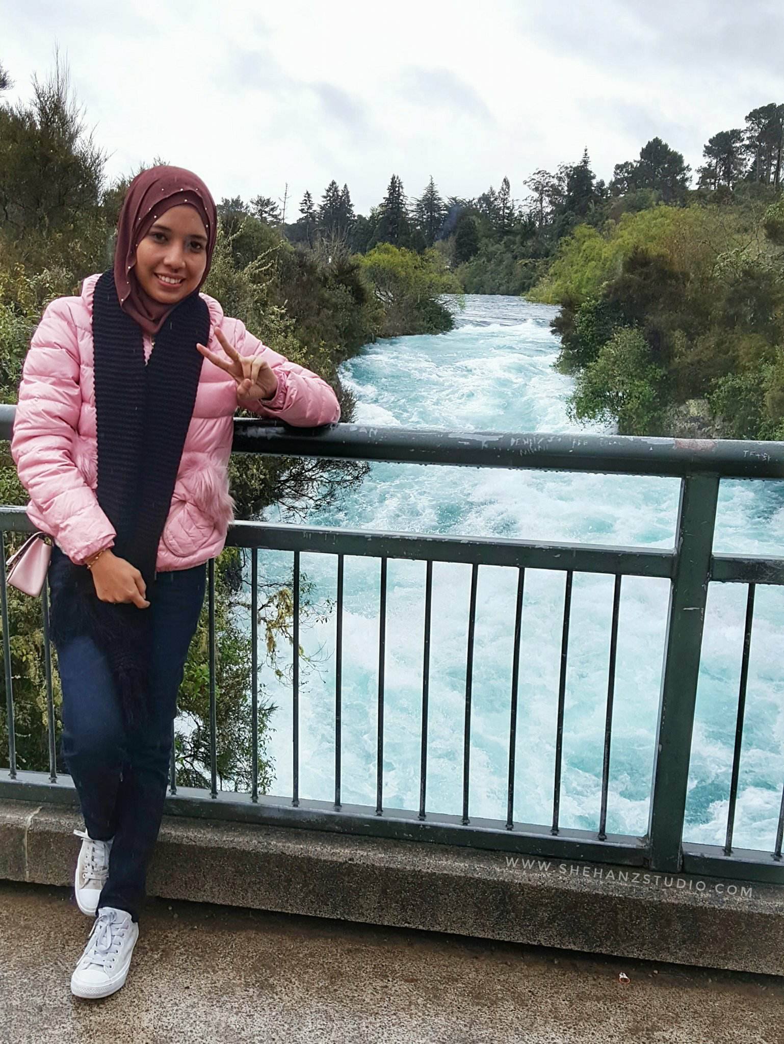 KEMBARA #KBBA9 COSMODERM – IKHLAS TOURS KE NEW ZEALAND HUKA FALLS, TAUPO.. KAMI DATANG (PART 6) (1)
