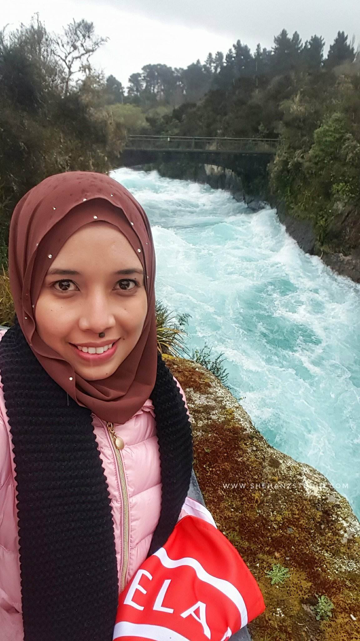 KEMBARA #KBBA9 COSMODERM – IKHLAS TOURS KE NEW ZEALAND HUKA FALLS, TAUPO.. KAMI DATANG (PART 6) (6)