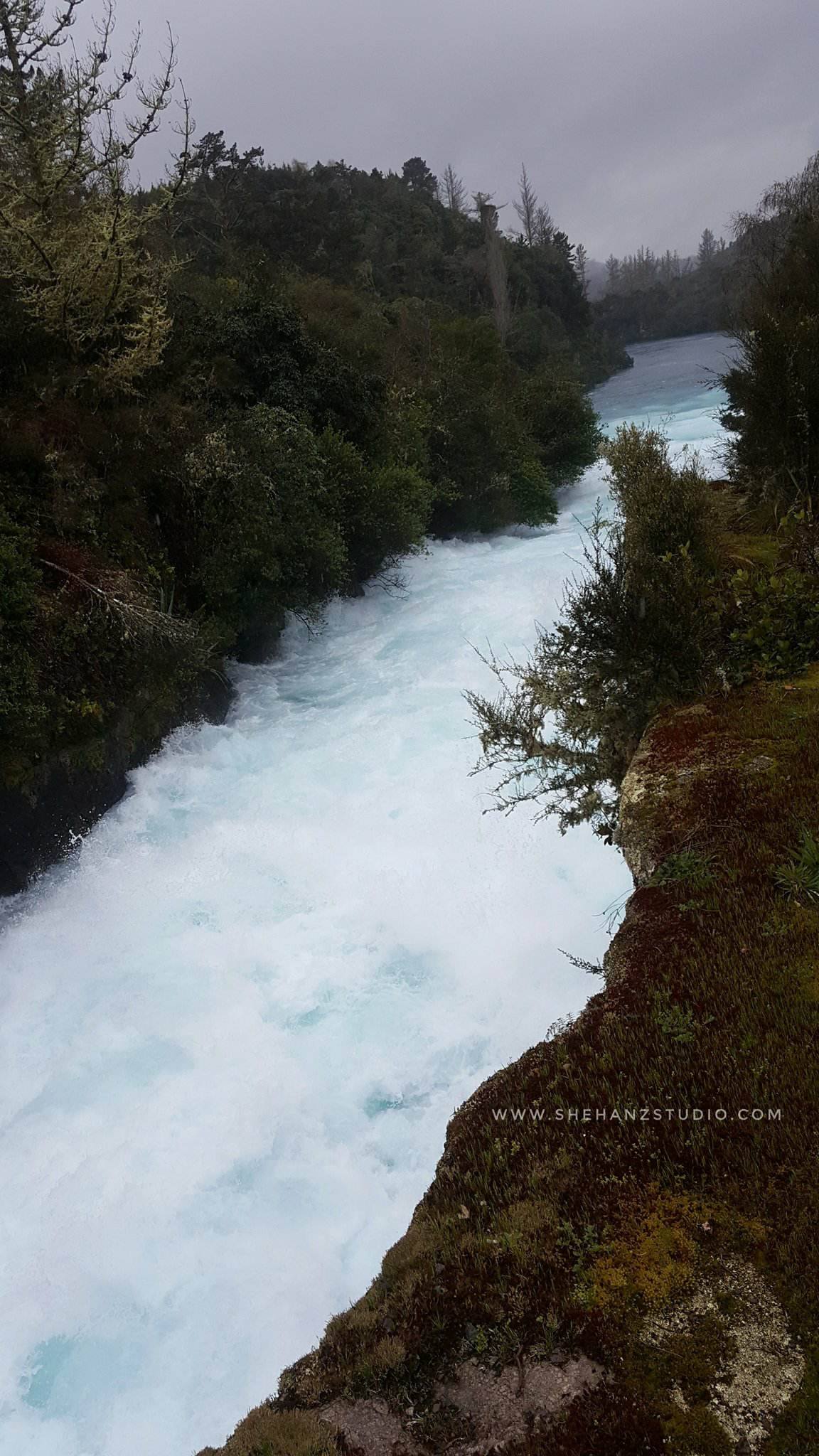 KEMBARA #KBBA9 COSMODERM – IKHLAS TOURS KE NEW ZEALAND HUKA FALLS, TAUPO.. KAMI DATANG (PART 6) (6)