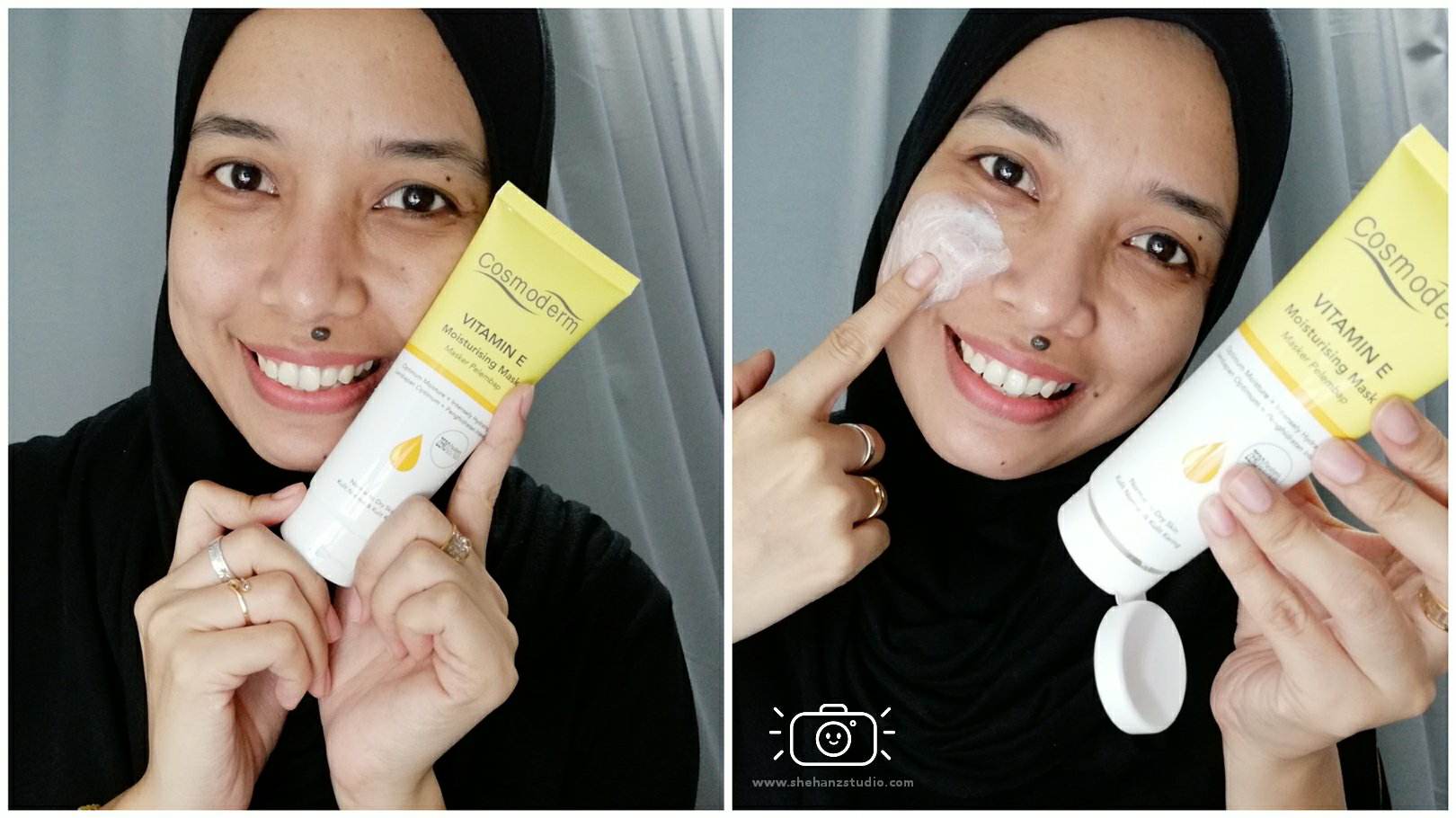 UNTUK KULIT KOMBINASI, VITAMIN E MOISTURISING MASK COSMODERM INI SANGAT MEMBANTU! (5)