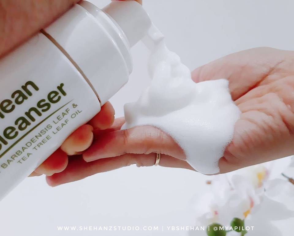ALOE AC CLEAN BUBBLE CLEANSER & AQUA WHITENING CREAM HANSAEGEE NATURE REVIEW (44)