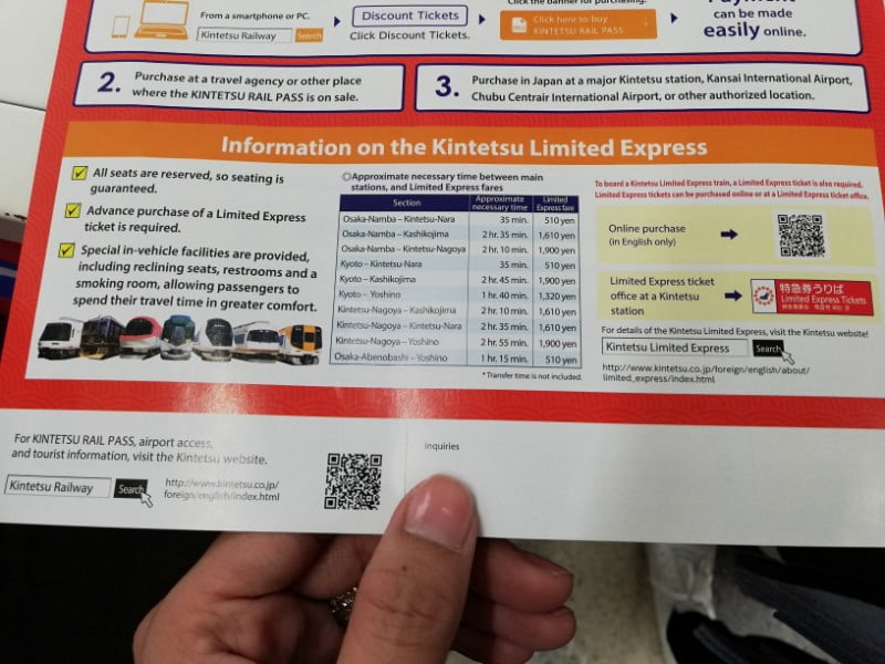KINTETSU RAIL PASS plus di jepun (1)