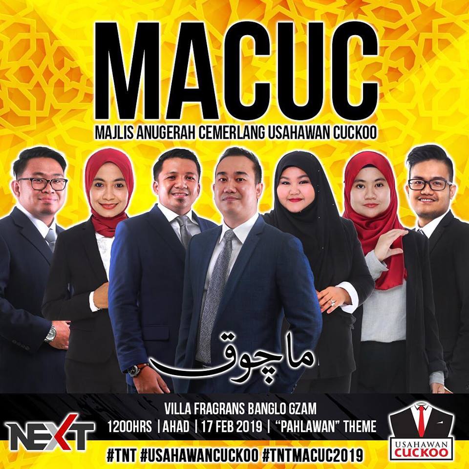 MAJLIS ANUGERAH CEMERLANG USAHAWAN CUCKOO (MACUC) 2019