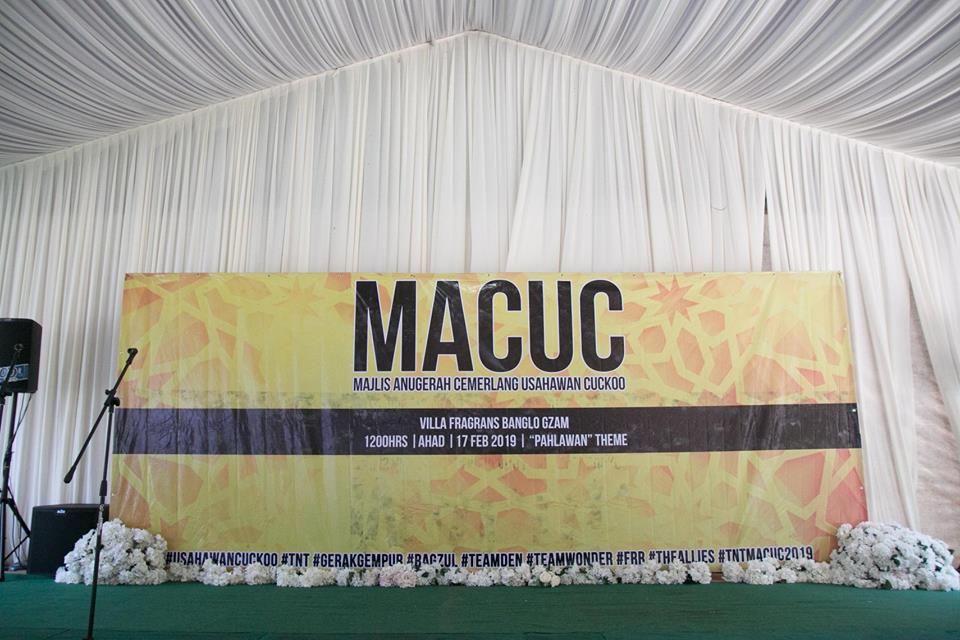 MAJLIS ANUGERAH CEMERLANG USAHAWAN CUCKOO (MACUC) 2019