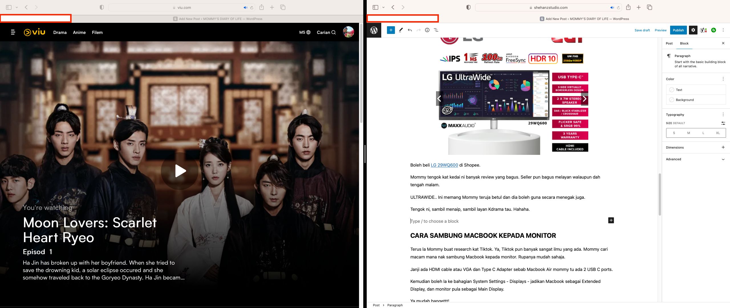 CONNECT LAPTOP KE MONITOR DENGAN LEBIH MUDAH