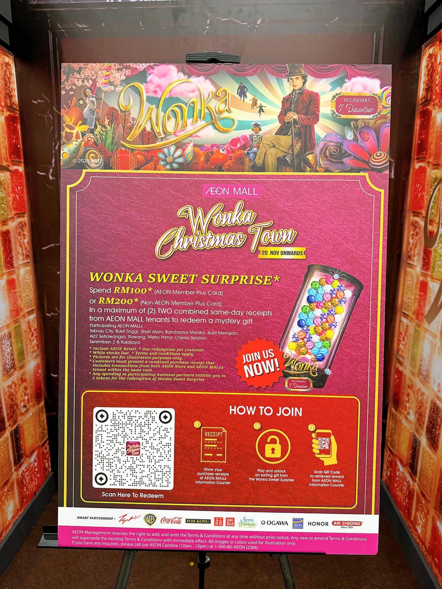 wonka christmas tour