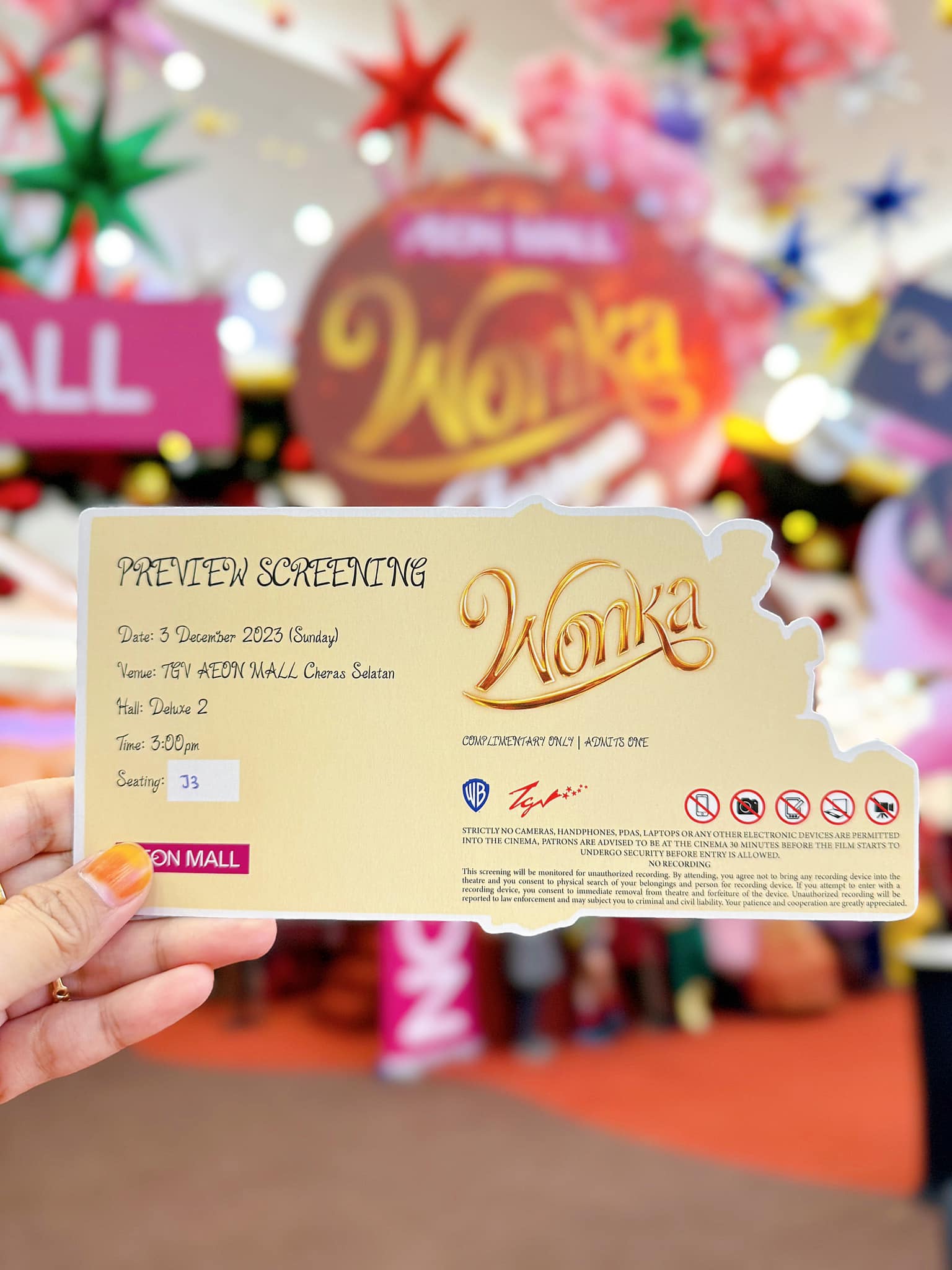 wonka christmas tour